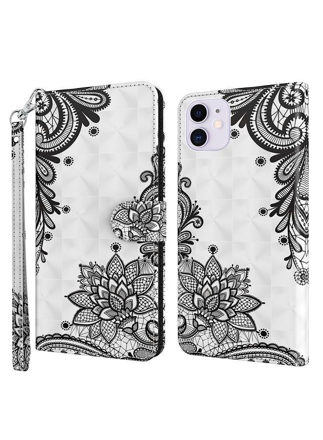 Zaboon Case For iPhone 13 3D Painting Pattern Horizontal Flip TPU + PU Leather Case with Holder & Card Slots & Wallet - Image 1