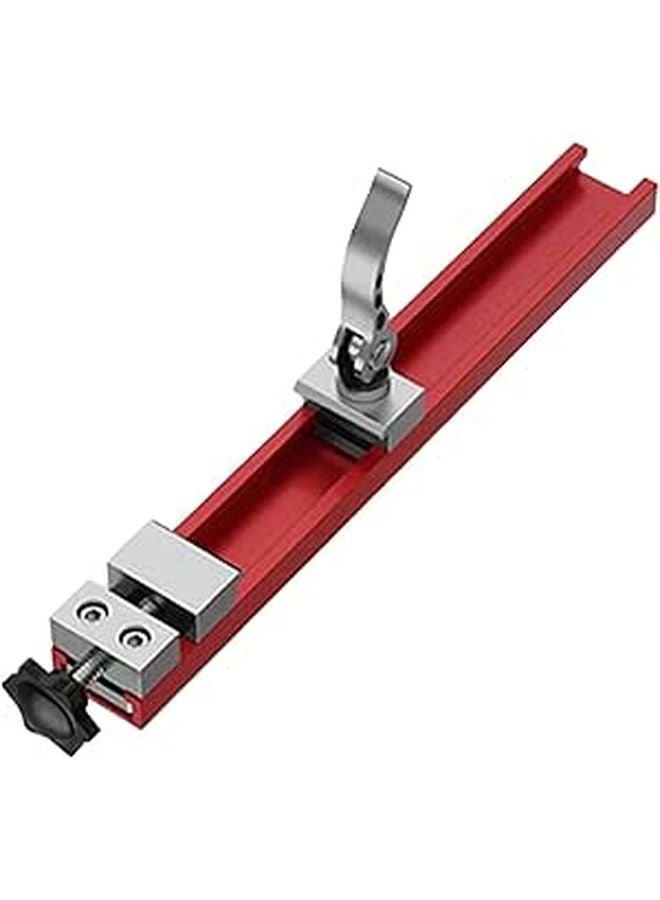 Aluminum Alloy Cutting Machine Base Guide 360mm Length 0 300mm Adjustable Width Double Locking Stable Clamp - Image 1