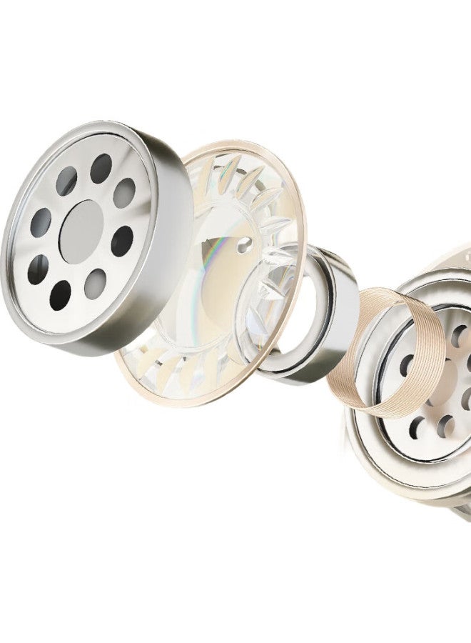 iKF T1 Smart Interconnected App Headset Wireless Bluetooth Earphone With Call Noise Reduction Headset Wired High Sound Quality Music Game Sports Computer Online Course Earphone Cloud White - Image 3