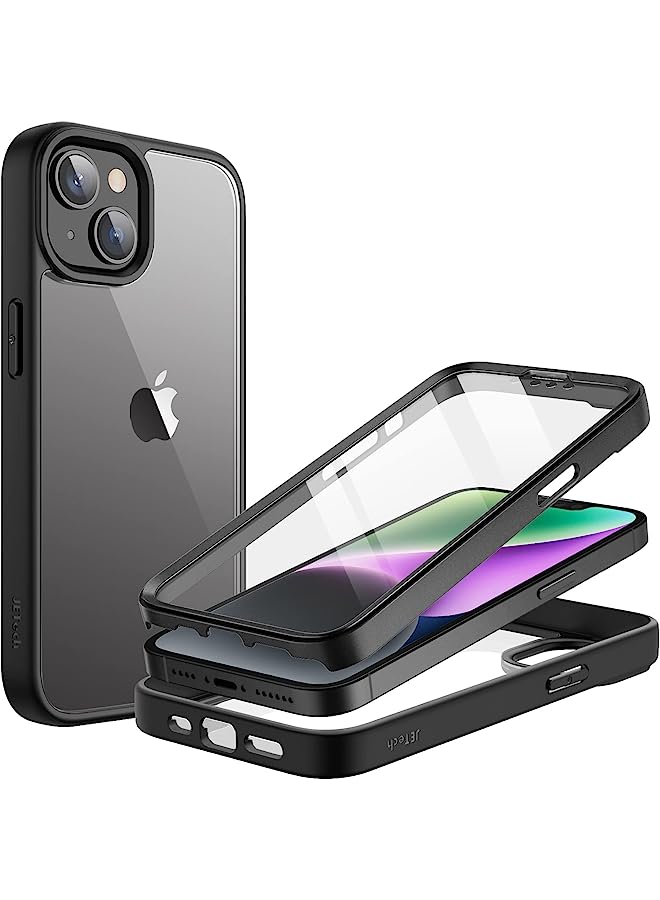 جي تيك واقي عدسة الكاميرا لجهاز iPhone 14 6.1 بوصة و iPhone 14 Plus 6.7 بوصة ، وغطاء حلقة معدنية من الزجاج المعدنية 9H ، واضحة ، و 2 عبوة (أرجواني) - Image 1