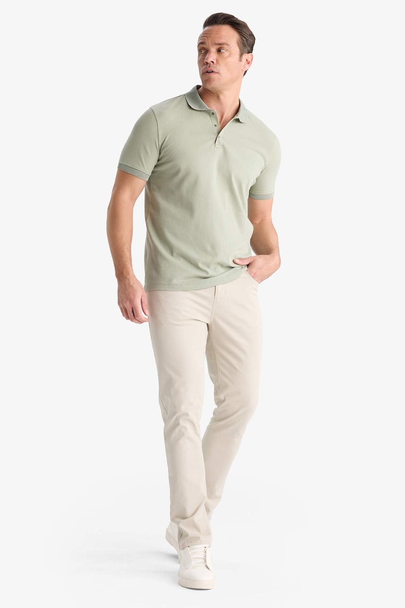 DeFacto Slim Fit Short Sleeve Basic Polo T-Shirt - Image 2