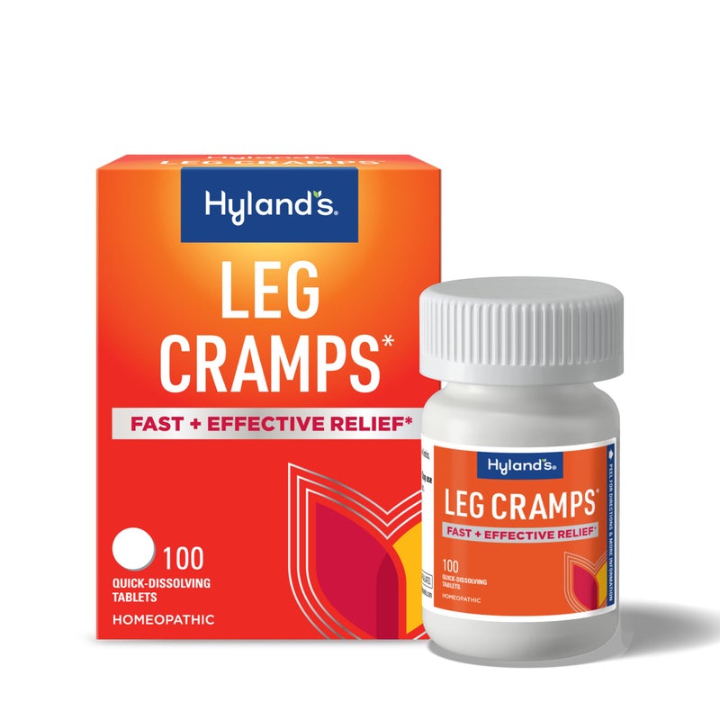 Hyland's Leg Cramp Tablets Natural Relief of Calf Leg and Foot Cramp Quick Dissolving Tablets 100 Count
