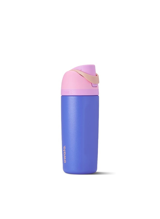 Owala 16 oz  Kids Freesip Insulated Stainless Steel waterbottle with straw BPA-Free, Keeps Water Cold for Up to 24 Hours - Wild Child - Image 1