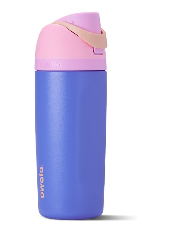 Owala 16 oz (470 ml)  Kids Freesip Insulated Stainless Steel waterbottle with straw BPA-Free, Keeps Water Cold for Up to 24 Hours - Wild Child - Image 1