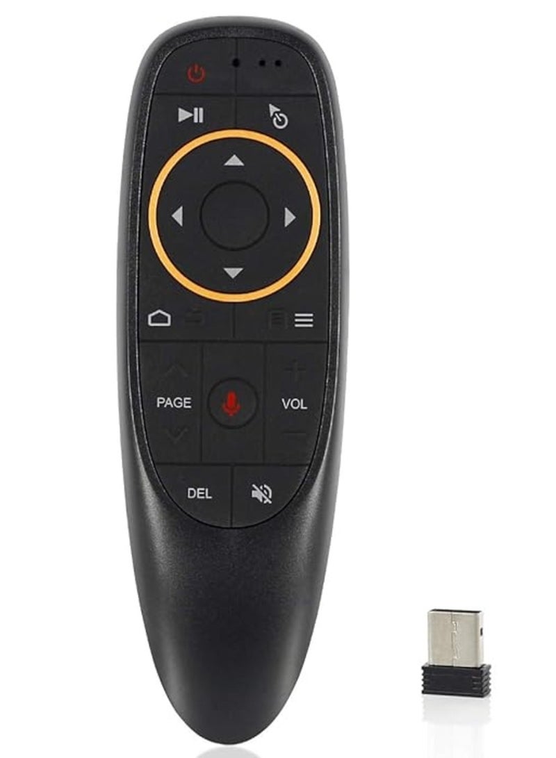G10 Voice Air Fly Mouse, 2.4G Wireless 6 Axis Gyroscope Air Mouse Remote Control, IR Learning Controller for Android TV Box T9 H96 Max X96 X88 Mini M8s A95x - Image 1