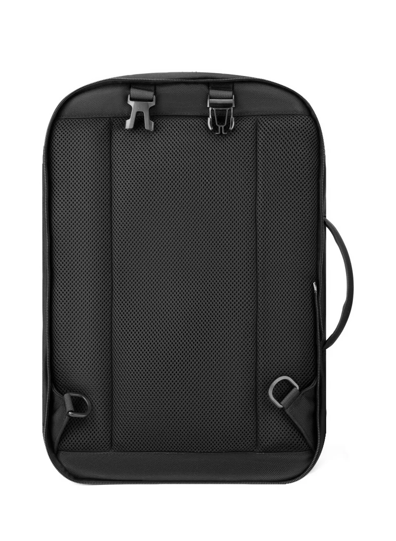 ARCTIC HUNTER Travel Backpack Convertible 3 in1 Top Loader Water Repellent Daypack with Built in USB Port and Headphone Jack for Men and Women B00382 Black