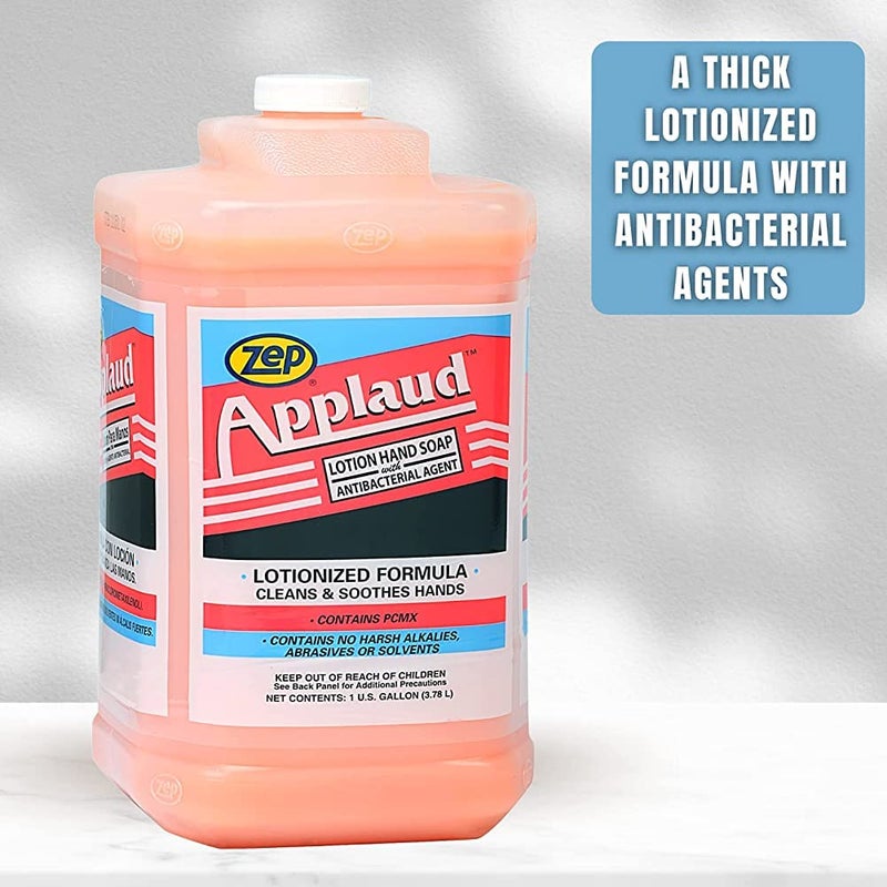 Zep Applaud Antibacterial Lotion Hand Soap 1 Gallon 338521 Case of 4 Professional Strength - Image 2