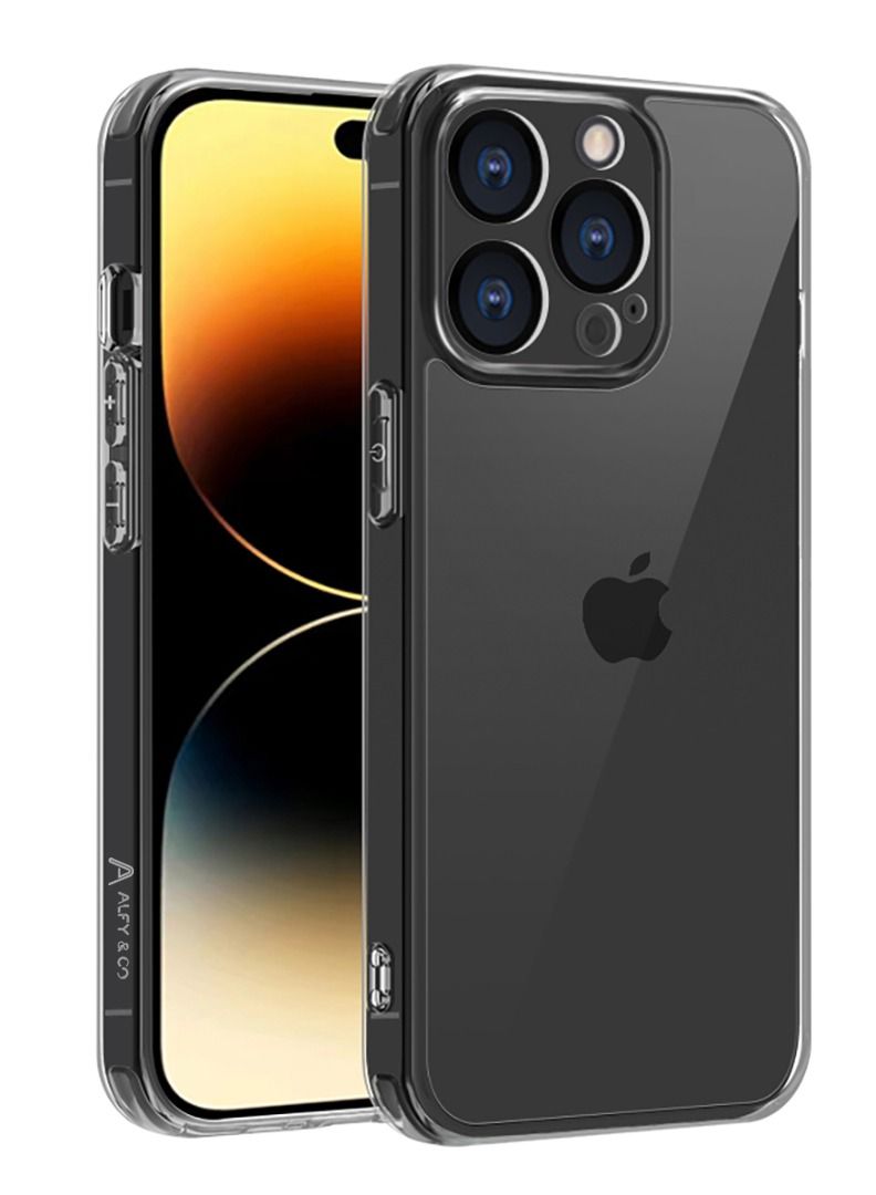 الغي اند كو كفر  ابل آيفون ١٣ برو ماكس أكريليك شفاف  مقاوم للصدمات مضاد للأصفر - Image 1