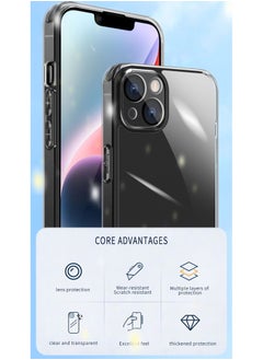 ALFY & CO Apple iPhone 13 Pro Max Case 6.7 inch Anti-Yellowing Military Cover Hard Anti-Explosion Back Ultra Thin Case Anti-Drop Shockproof Protection Full Coverage Lens Clear  - Image 4