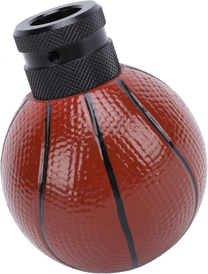 Basketball Gear Shift Knob, Wireless Manual Transmission Shifter Lever Head with Colorful Paint, Resin Shift Knob for Most Manual Cars with 3 Adapters - Image 4