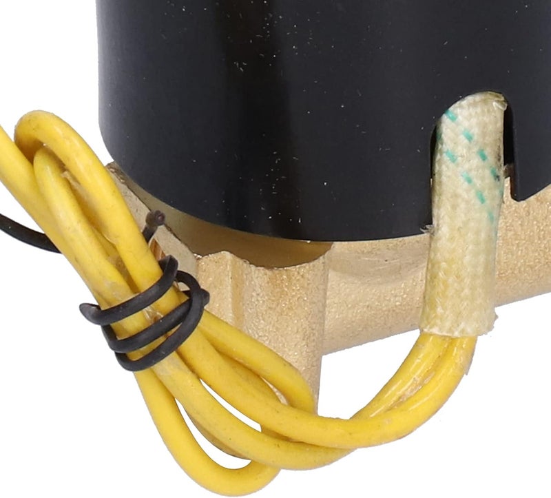 2W - 025-08 Electric Solenoid Valve, Normally Closed Electromagnetic Valve for Water Air, 1/4in G Thread Brass Solenoid Valve with Direct - Acting Diaphragm Structure, Ind (AC110V) - Image 2