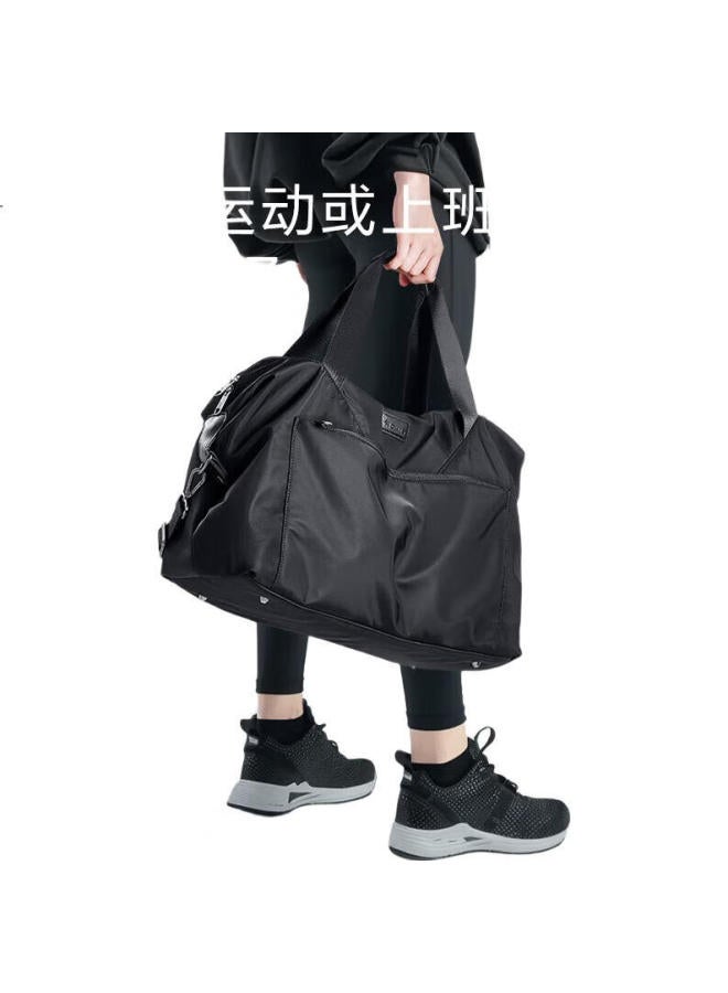 OIWAS Aihuashi Instant Travel Bag, Large Capacity, For Women'S Fitness, Men'S Lightweight Handbag, Outdoor Sports Bag, Black - Image 3
