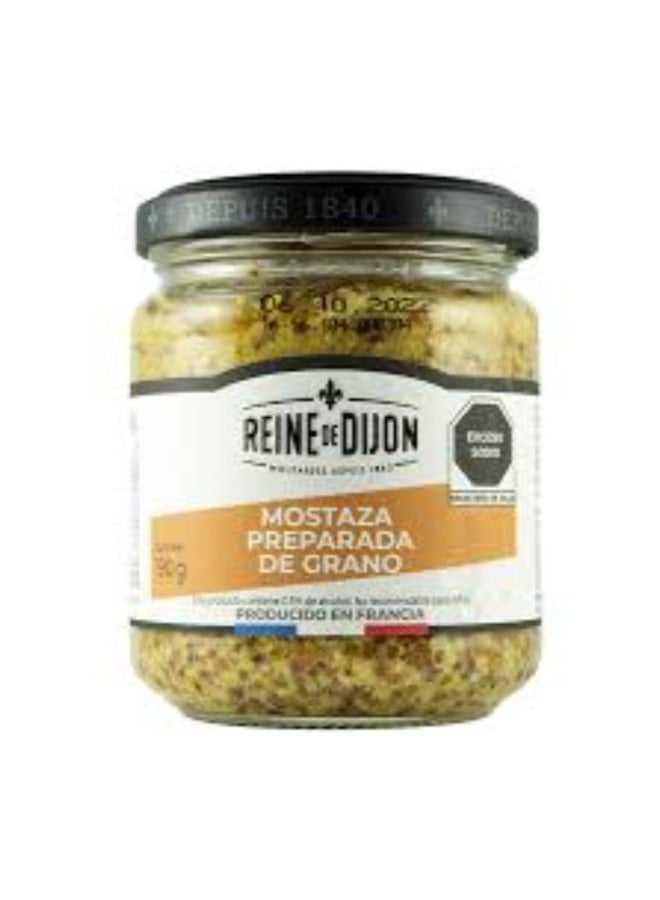 Reine De Dijon Wholegrain Mustard - 190 Gram