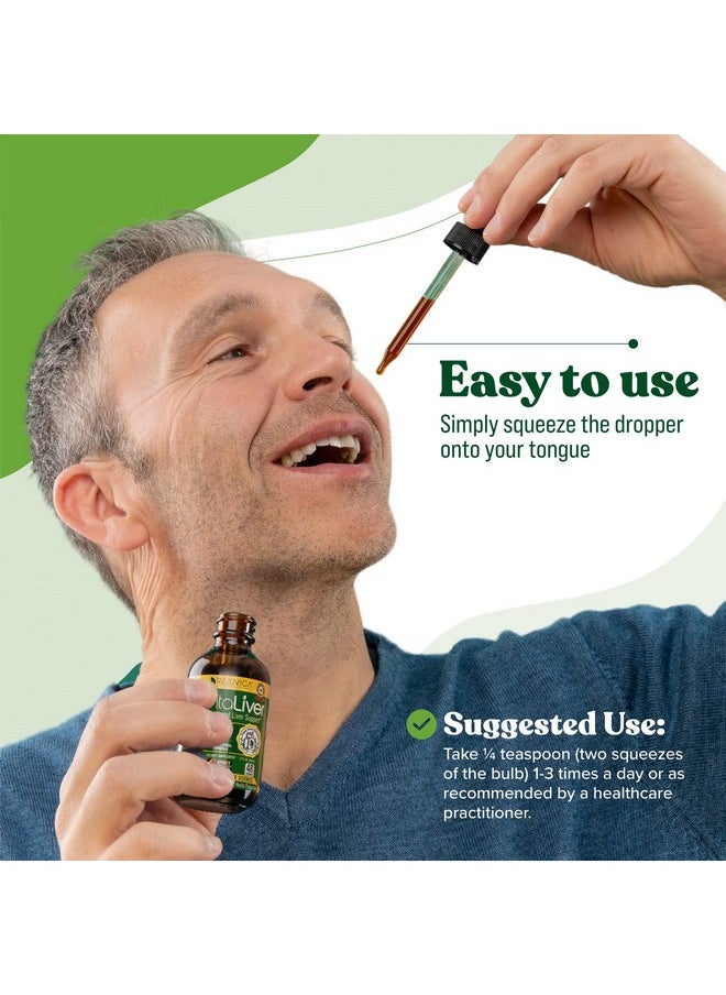 Rejuvica Health - Vitaliver Liver Health Supplement Support Liver Cleanse & Detox Liquid Delivery For Absorption Milk Thistle Artichoke Chanca Piedra Dandelion & More! - Image 1