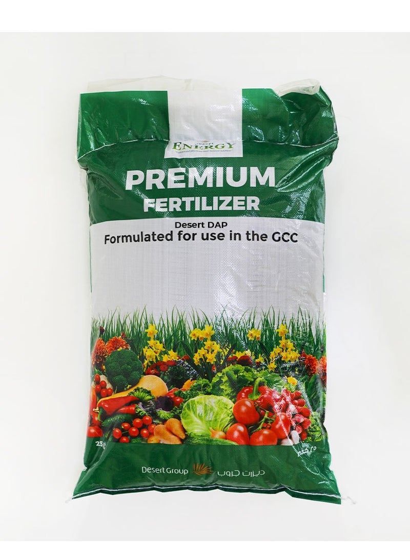 DESERT ENERGY Desert Energy Di-ammonium Phosphate DAP Granular Fertilizer 25kg is a High Quality Concentrated Source of Essential Nutrients Particularly Nitrogen  and Phosphorus that are Vital for Healthy Plant Growth and Development.  - Image 2