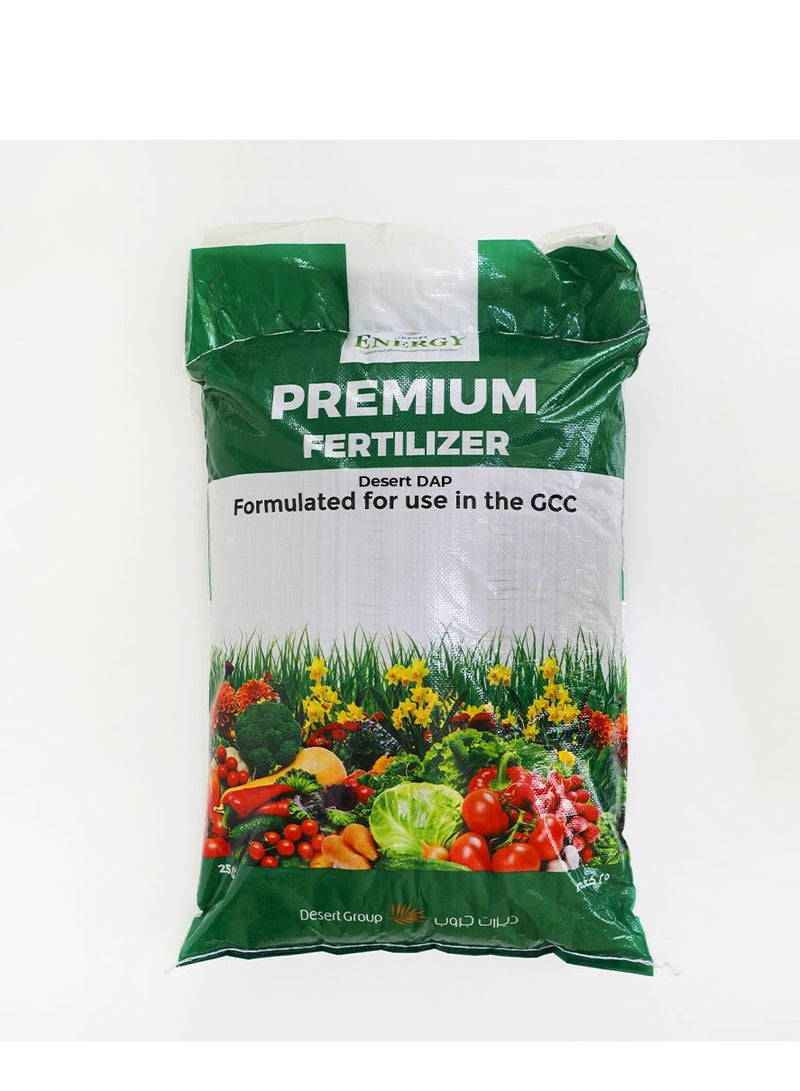 DESERT ENERGY Desert Energy Di-ammonium Phosphate DAP Granular Fertilizer 25kg is a High Quality Concentrated Source of Essential Nutrients Particularly Nitrogen  and Phosphorus that are Vital for Healthy Plant Growth and Development.  - Image 3