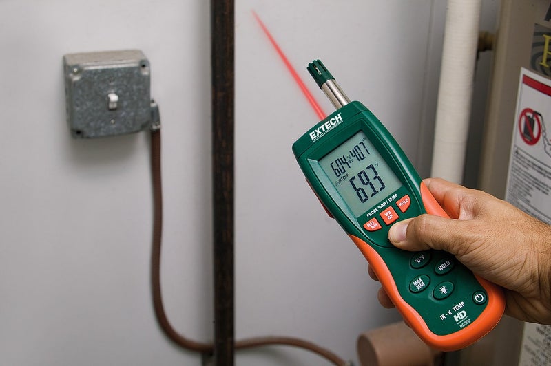 EXTECH HD500 - Psychrometer with 30:1 Infrared Thermometer - Image 2