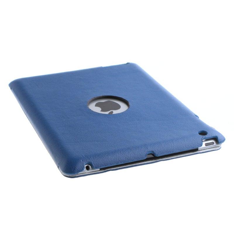 Blue PU Leather Smart Case - Full Protection Soft Inner Fabric Foldable Magnetic Cover with Unique Stand Design for Tablet Devices - Image 4