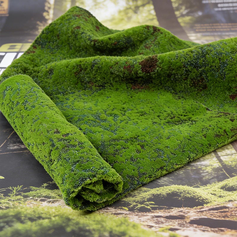 ZHQZZPH Sheet Moss Mat - Realistic Fake Moss Carpet-Blanket for Indoor/Outdoor Decor | No-Maintenance Green Cover for Walls, Gardens & Tabletops - Image 3