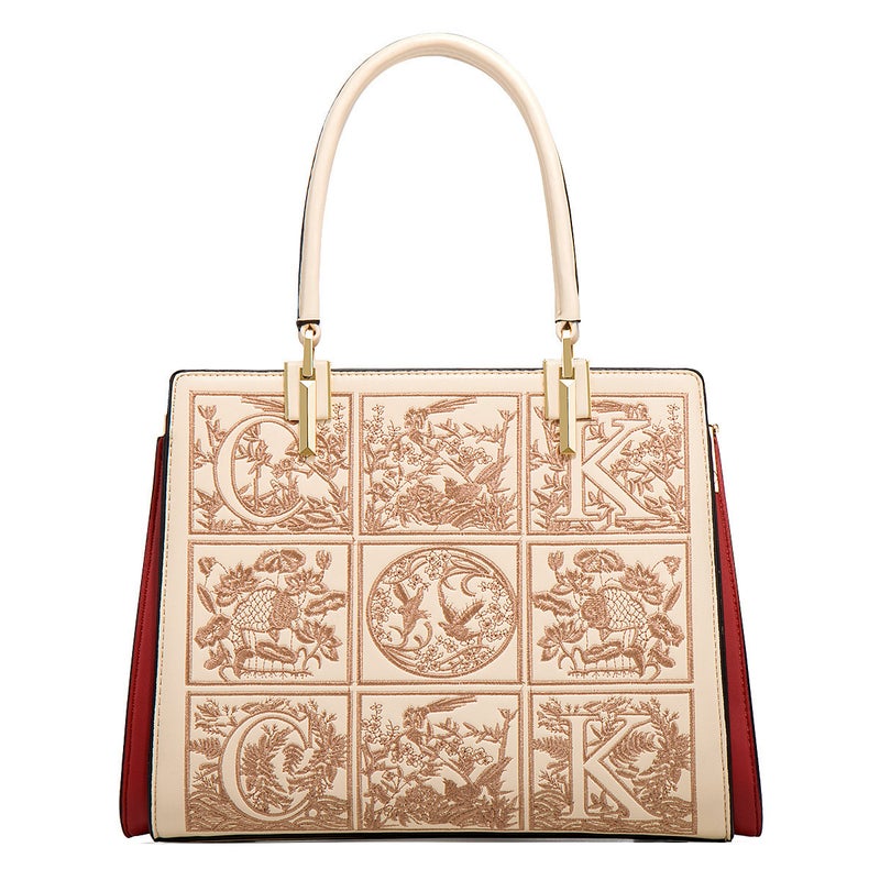 Elegant Red Handbag Women'S Large Capacity 2023 New Fashionable Shoulder Bag Crossbody Bag Mother Bag Bride Wedding Bag - Image 1