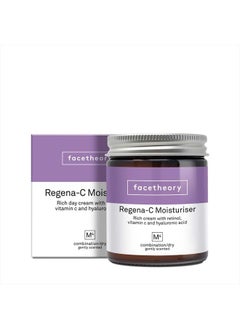 Regena-C Moisturizer M4 - Retinol Retinol Moisturizer For Face, Daily Facial Moisturizing Cream, Keeps Skin Hydrated, Contains Vitamin C And Hyaluronic Acid | Scented | 1.7 Fl Oz