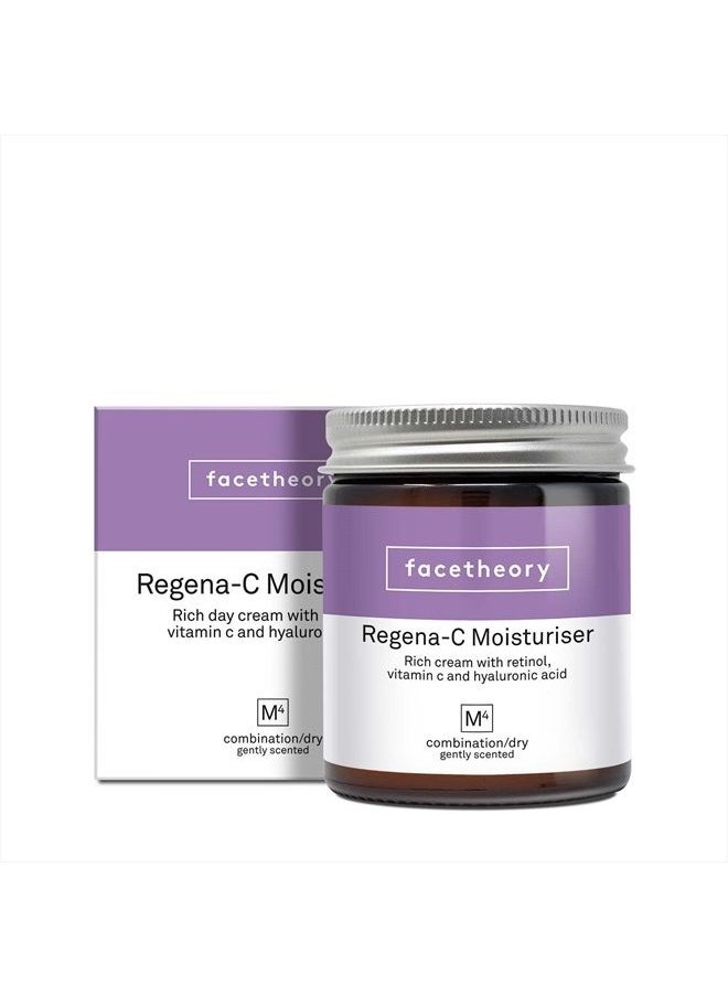 facetheory - Regena-C Moisturizer M4 - Retinol Retinol Moisturizer For Face, Daily Facial Moisturizing Cream, Keeps Skin Hydrated, Contains Vitamin C And Hyaluronic Acid | Scented | 1.7 Fl Oz - Image 1