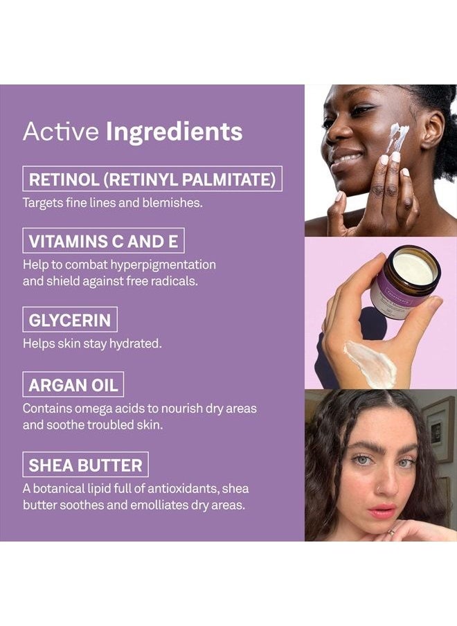 facetheory - Regena-C Moisturizer M4 - Retinol Retinol Moisturizer For Face, Daily Facial Moisturizing Cream, Keeps Skin Hydrated, Contains Vitamin C And Hyaluronic Acid | Scented | 1.7 Fl Oz - Image 1