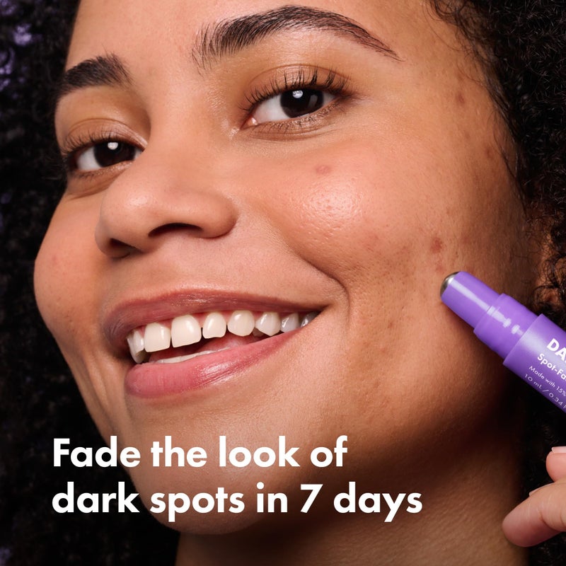 Hero Cosmetics Dark Spot Correct Spot-Fading 15% Vitamin C plus Hyaluronic Acid Serum. Improves the Look of Post Blemish Marks in 7 Days. Twist Applicator and Rollerball Tip for Easy Application. 10mL - Image 2