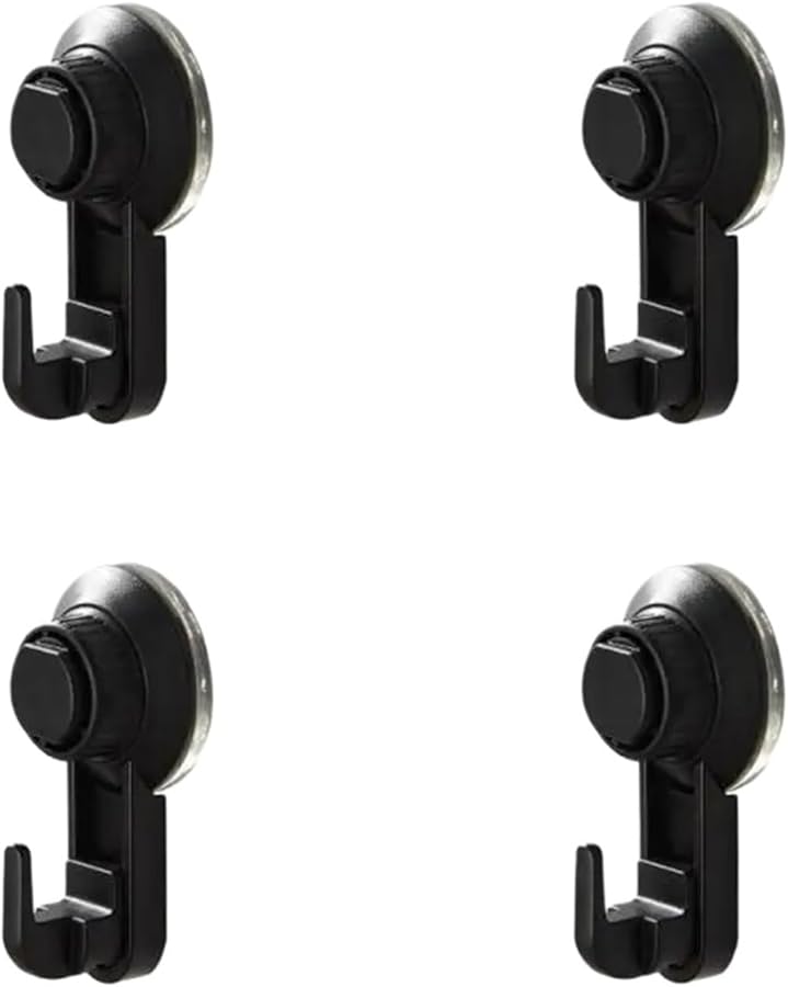Style B 4pcs Strong Suction Cup Hooks Heavy Load Wall Door Hanger for Kitchen Bathroom - Image 2