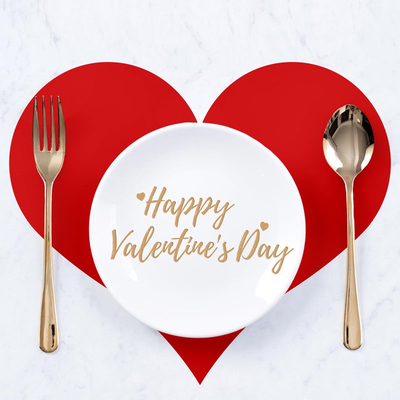 Whaline 50 Pack Heart Shape Paper Placemats Valentineâ€™s Day Place Mats Red Love Heart Disposable Decorative Table Mats for Tableware Decor Party Supplies, 13 x 11 Inch - Image 3