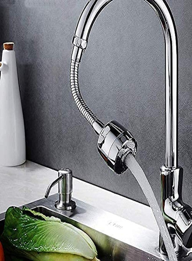 Styxon Tap Extension for Kitchen Sink | 3 Flow Modes | Flexible Faucet Extender for Taps | Aerators for Water Tap | 6.5 X 10 X 1 Inch | Silver - Image 3