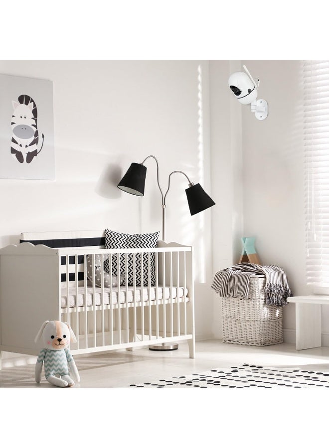 wochel Adjustable Baby Monitor Mount for HelloBaby HB65/HB40/HB6550/HB66/HB6339/HB6550 Pro, ANMEATE SM935E, Universal Baby Monitor Wall Mount with Perfect View and Easy to Install - Image 3
