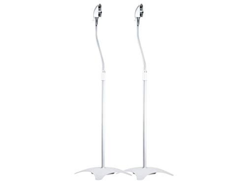 Monoprice Speaker Stand Silver MS01 Set of 2 - Image 1