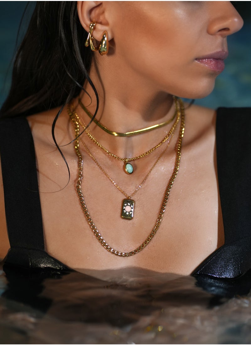 Clé de Lune Chain Layering Necklace  - Image 2