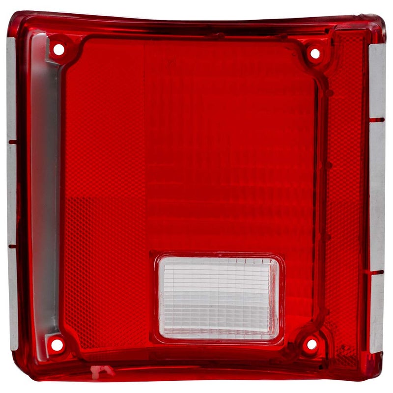 Brock Tail Light Lens for 1975-1986 C10 Lens w/Chrome Trim for 1973-1986 C10 Suburban for 1979-1991 C1500 for 1979-1986 C1500 Suburban for 1975-1986 C20 for 1979-1991 C2500 for 1973-1991 Blazer 5968329 Set - Image 4