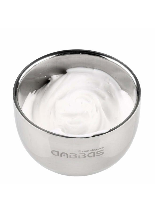 Anbbas Shaving Brush Synthetic Badger Hair Wood Handle,Stainless Steel Shaving Stand and Bowl,Perfect for Men Wet Shave - Image 4