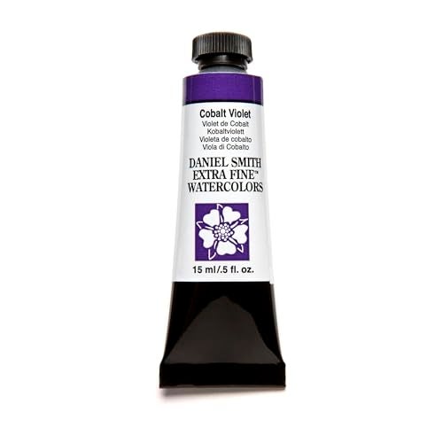 DANIEL SMITH 284600030 Extra Fine Watercolor 15ml Paint Tube, Cobalt Violet - Image 1