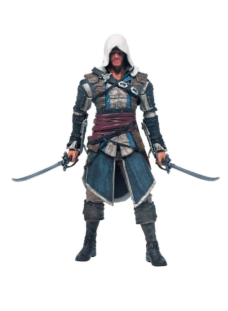 general Live anime Figur Edward Kenway Assassin's Creed IV Figuras Action Figure Collectible figure 20 CM - Image 2