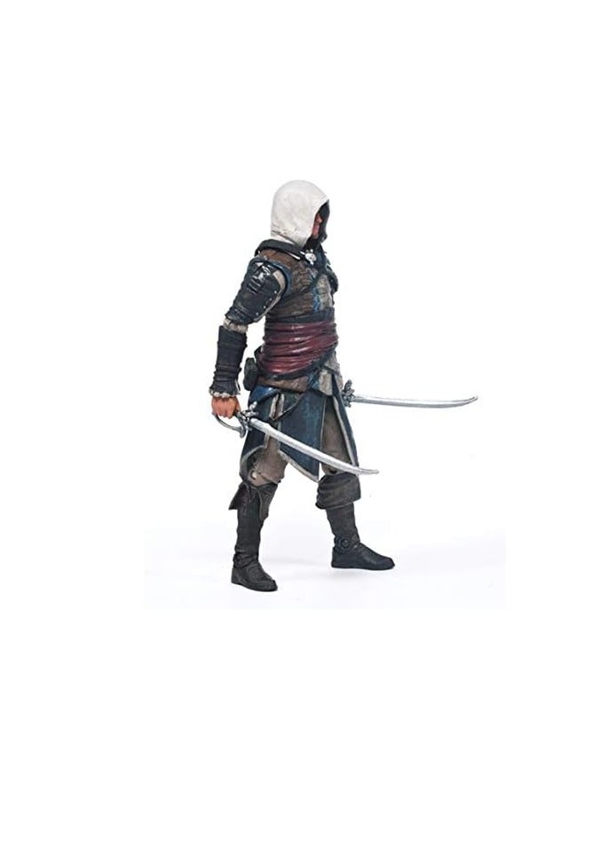 general Live anime Figur Edward Kenway Assassin's Creed IV Figuras Action Figure Collectible figure 20 CM - Image 3