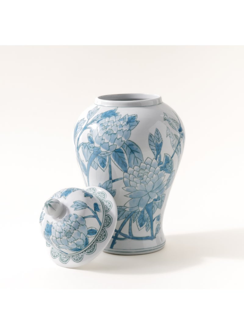 Homez - Homez blue and white ceramic vase 20*20*36 cm - Image 1