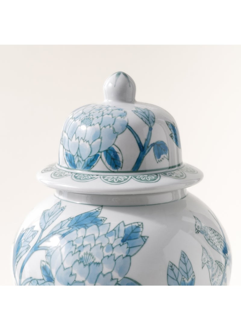 Homez - Homez blue and white ceramic vase 20*20*36 cm - Image 1