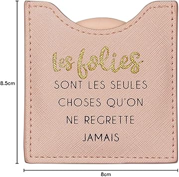 Draeger Mirror The Folies Are Round Pocket Mirror to Take Anywhere Any Occasion Dimensions 85 cm x 8 cm - Image 5