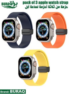 Apple Watch Band Strap For Apple Watch Ultra 2/Ultra 49mm, Series 10 46mm, 9/8/7 45mm, SE2/SE/6/5/4 44mm, 3/2/1 42mm