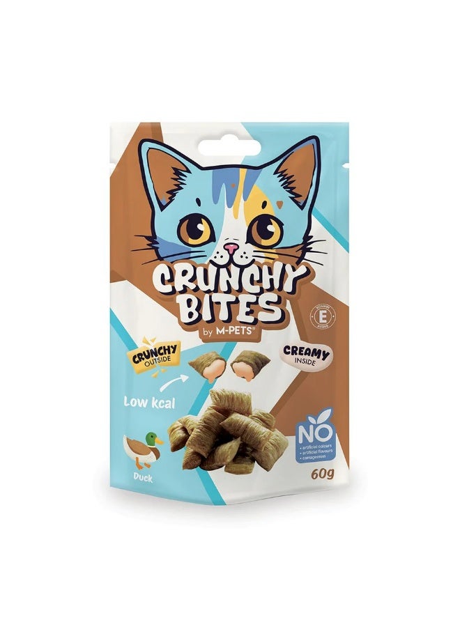 M-PETS - Crunchy Bites Cat Treat 60g / Duck