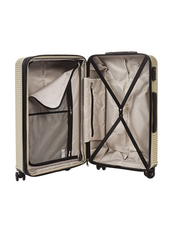 Travel Plus مجموعة من 3 قطع من حقائب أمتعة ABS بعجلات مقاس 20 و26 و30 بوصة باللون الرمادي  - Image 5