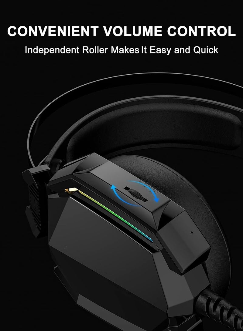 تشابي لاين  سماعة ألعاب CHAPPELINE A32 بتقنية البلوتوث، بطارية تدوم 50 ساعة مع شحن سريع، وإضاءة LED رائعة لسويتش، كمبيوتر محمول، موبايل، ماك، تردد 20 هرتز - الأسود - Image 5