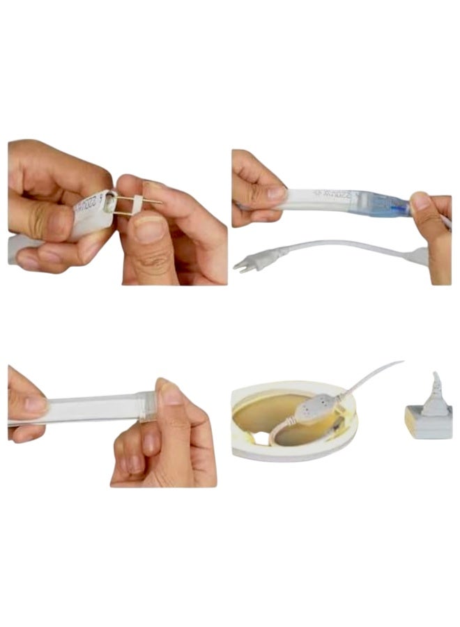 LED Strip Power Plug Connector - 4A 250V High Durability Connection - Image 2