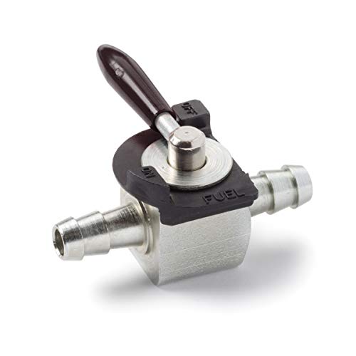 Oregon 07-403 Inline Fuel Shut Off 1/4" Ball Valve , Gray - Image 1