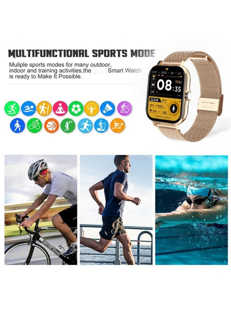 Y13 Multifunctional Smart Watch with 1.7 Inch Full Touch Screen IP67 Waterproof Design Real-Time Heart Rate Monitoring and Sleep Tracking  - Image 2