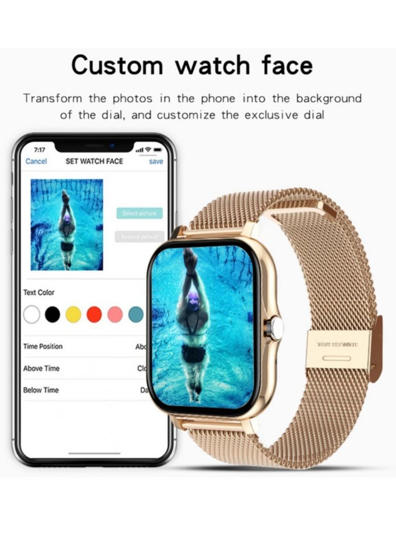 Y13 Multifunctional Smart Watch with 1.7 Inch Full Touch Screen IP67 Waterproof Design Real-Time Heart Rate Monitoring and Sleep Tracking  - Image 3